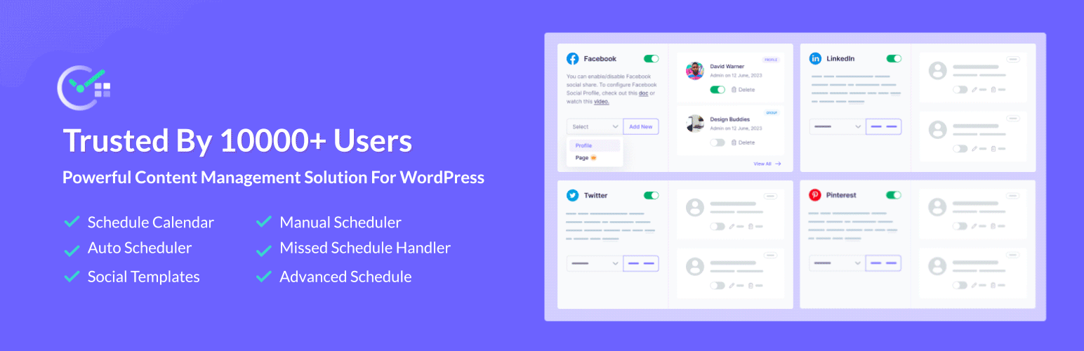 Social Share schedule social share
