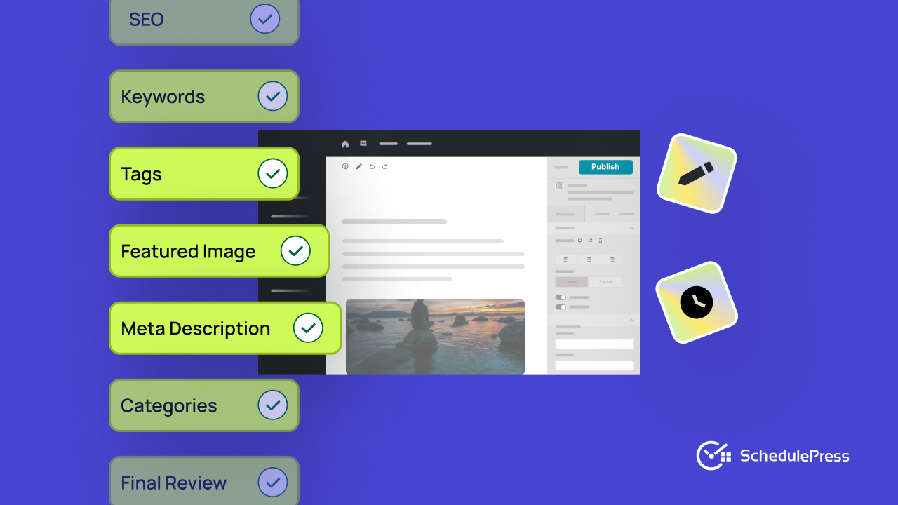 Pre-publish checklist