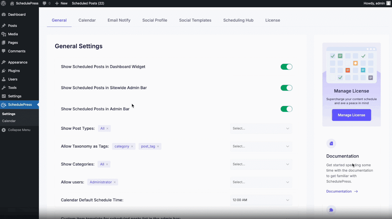 How to Plan a Year of Content with a WordPress Editorial Calendar 4 WordPress editorial calendar