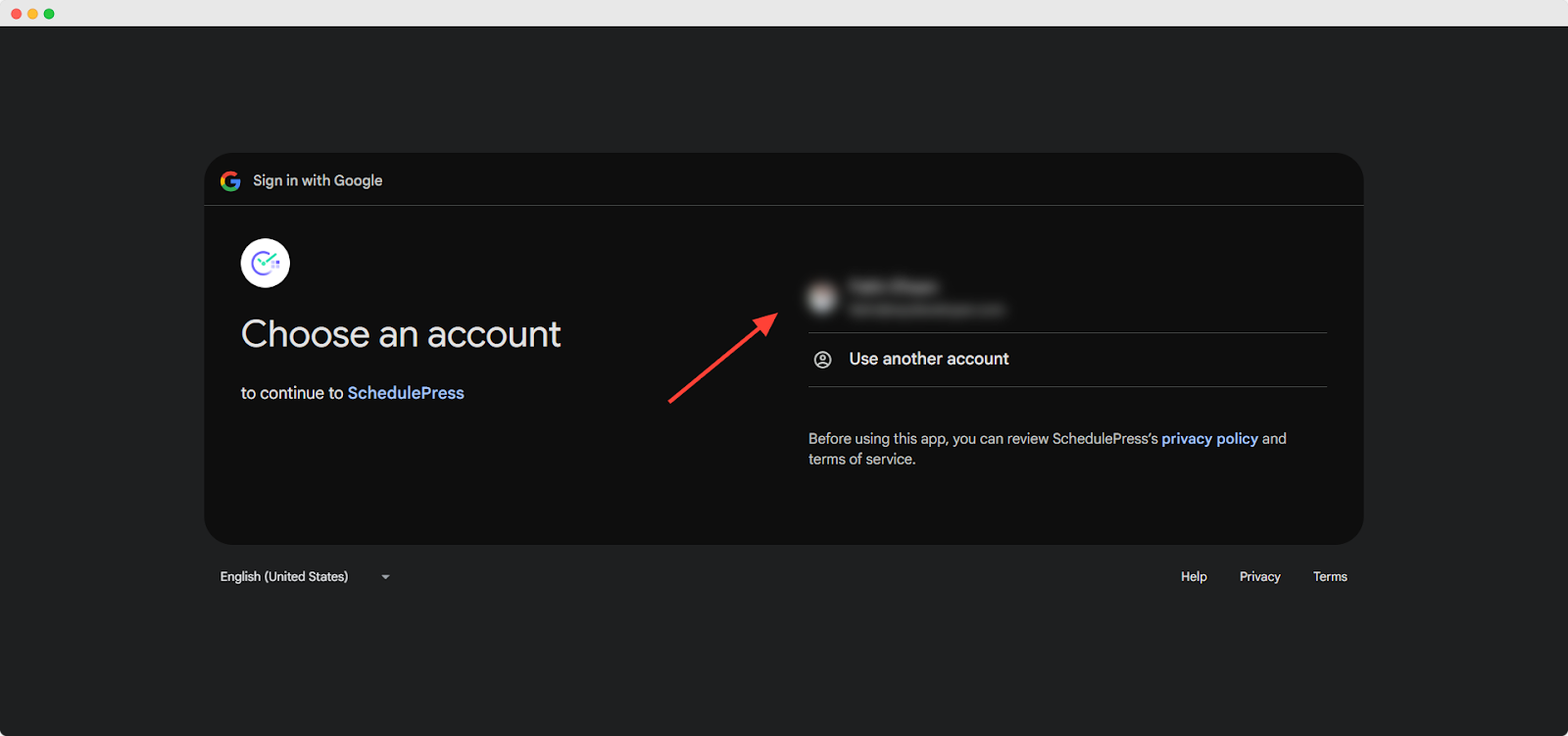 Simplify Local Marketing: How to Automatically Share WordPress Posts on Google Business Profile? 5 Choose your Google account