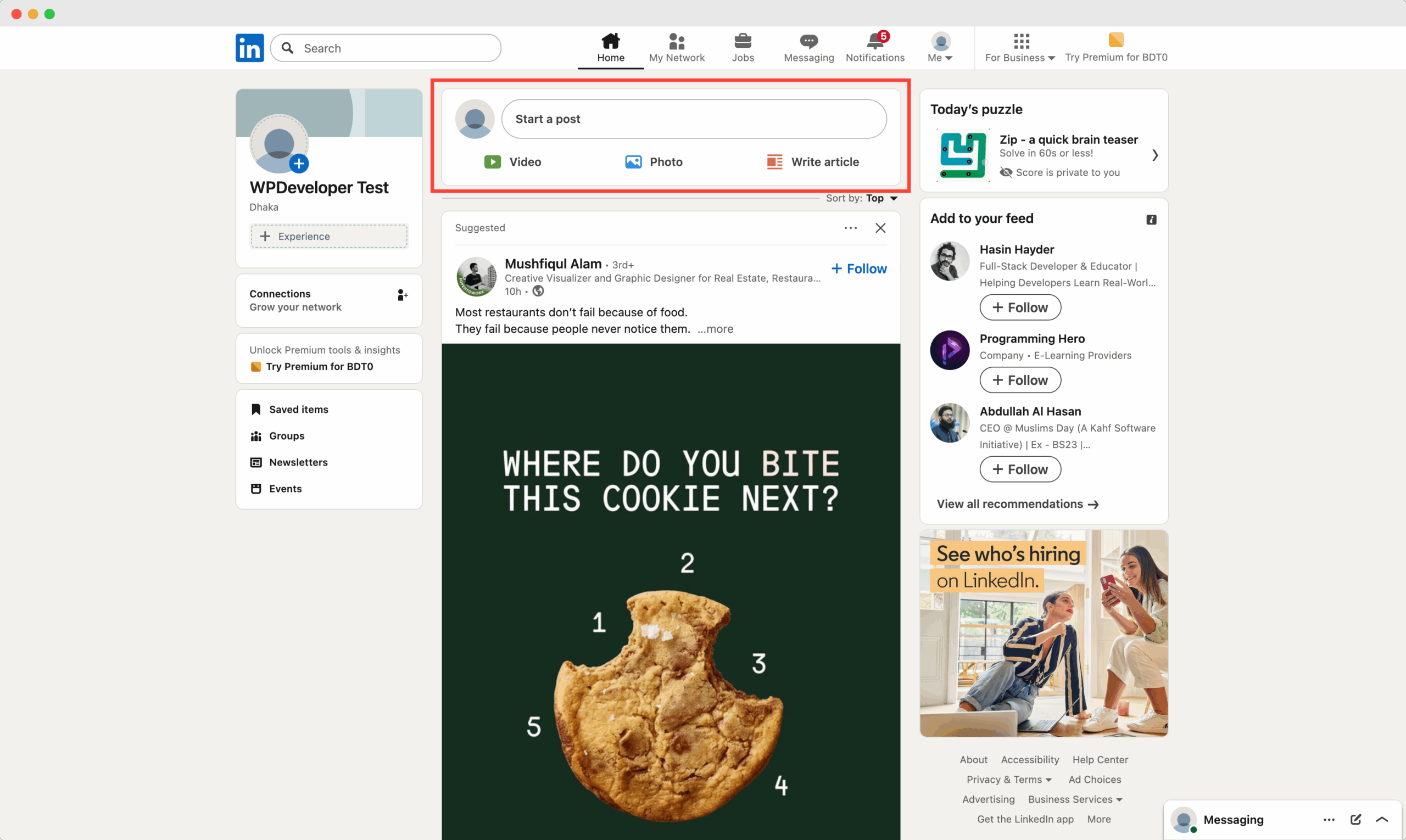 how to post a video to LinkedIn