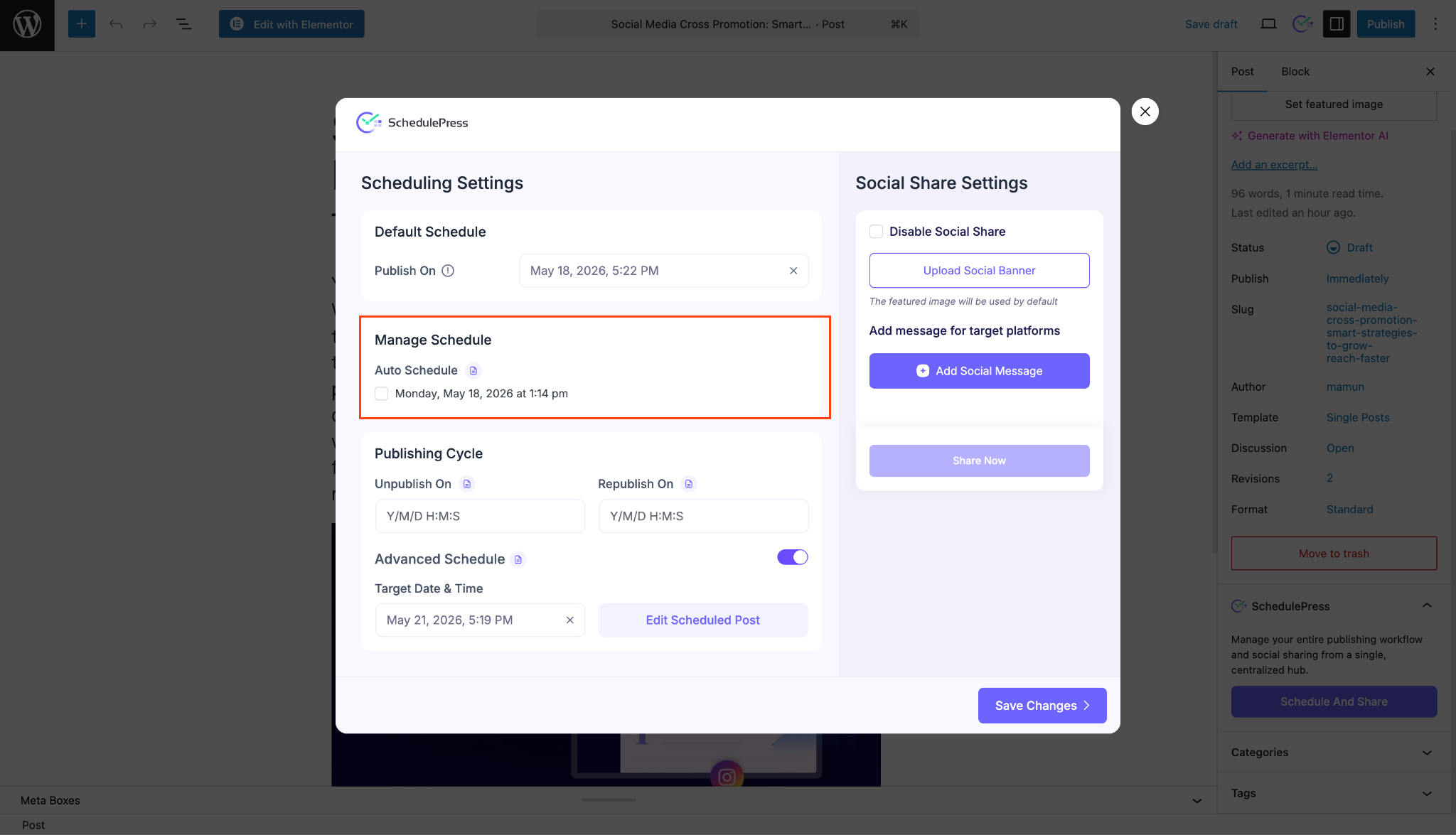 How to Manage WordPress Publishing Workflow & Social Sharing in One Place? 2 manage WordPress publishing workflow