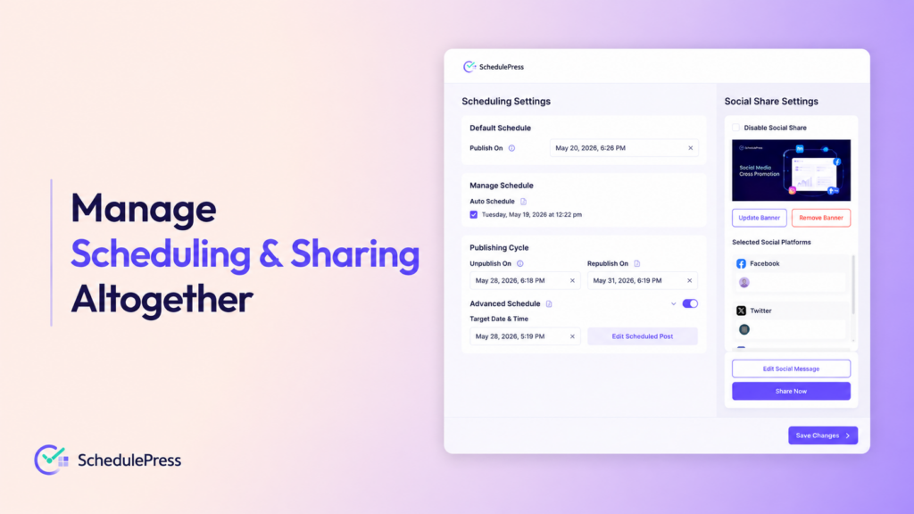 manage WordPress publishing workflow