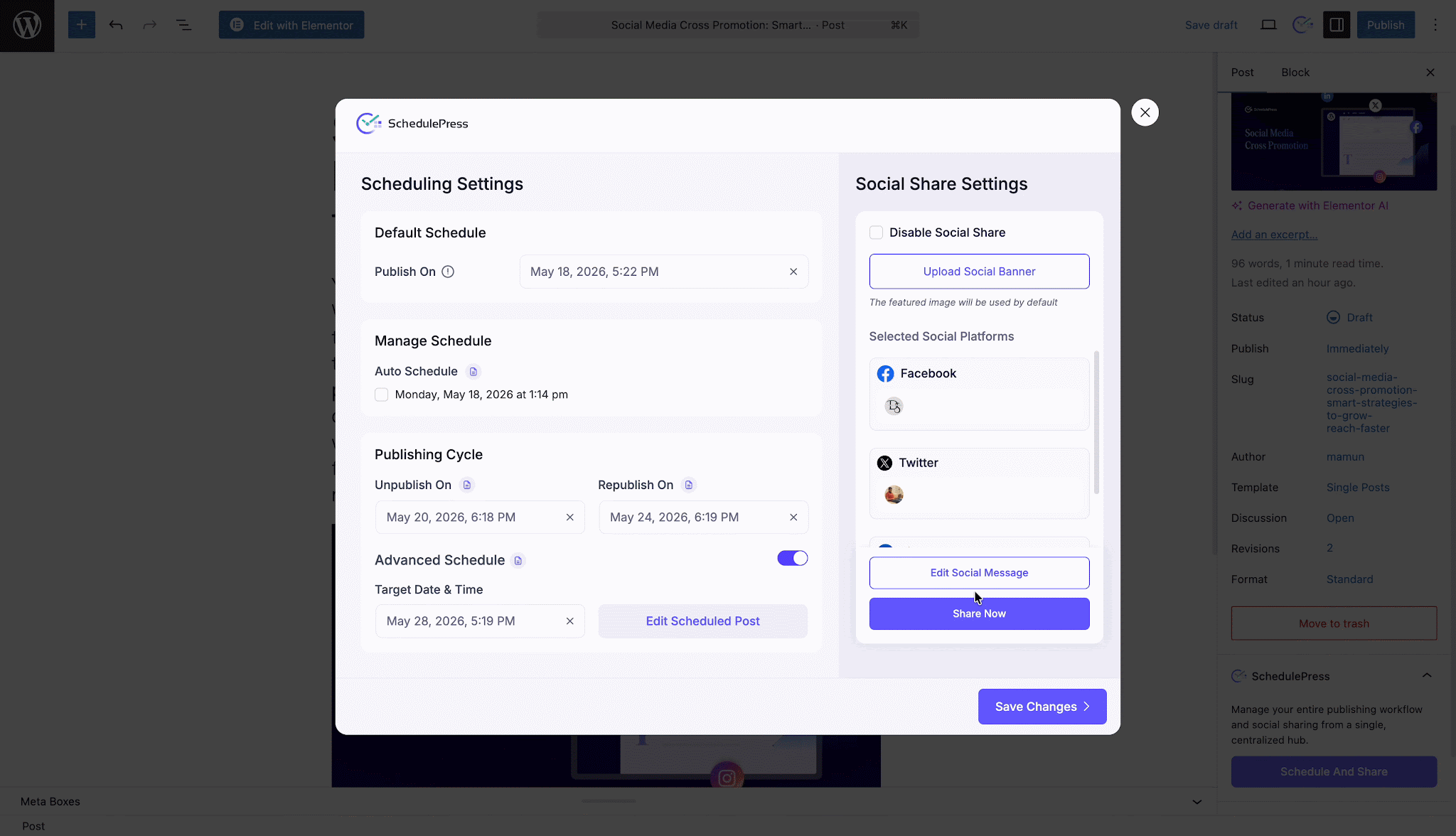 social media scheduling tools